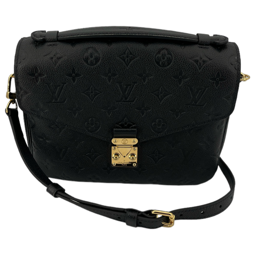 Louis Vuitton Pochette Metis Empreinte Schwarz Handtaschen Louis Vuitton