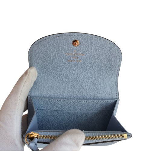 Louis Vuitton Rosalie Coin Empreinte Bleu Nuage Geldbörsen Louis Vuitton 11