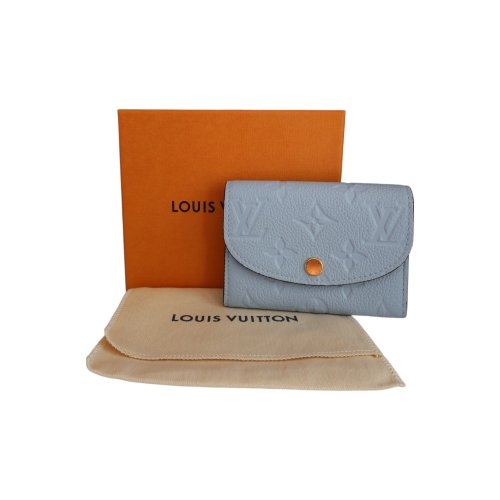 Louis Vuitton Rosalie Coin Empreinte Bleu Nuage Geldbörsen Louis Vuitton 2
