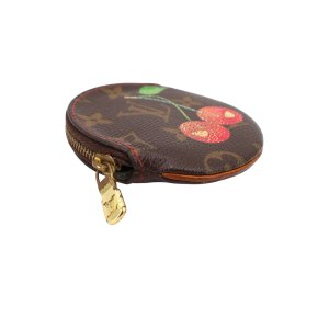Louis Vuitton Rond Coin Murakami Cerise Geldbörsen Louis Vuitton 15