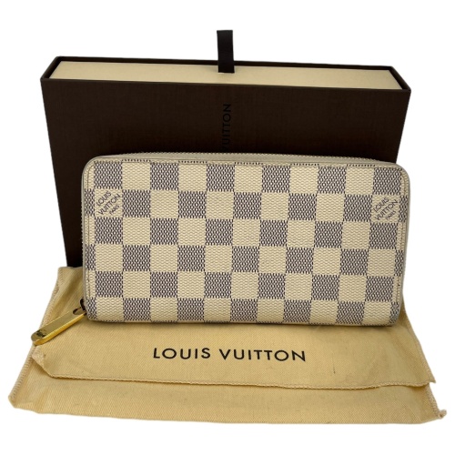 Louis Vuitton Zippy Damier Azur Geldbörse Geldbörsen Louis Vuitton 2