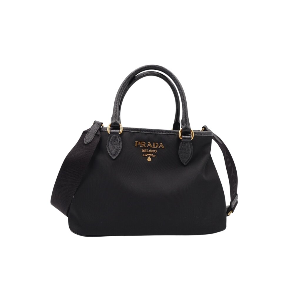 Prada Nylon Tasche mit Schulterriemen Handtaschen Prada