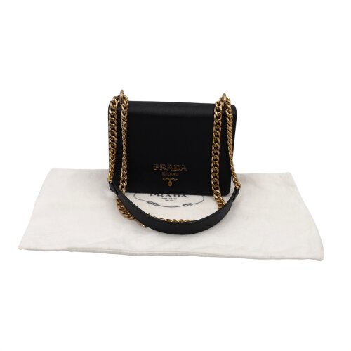 Prada Schultertasche Saffiano Leder Handtaschen Prada 7