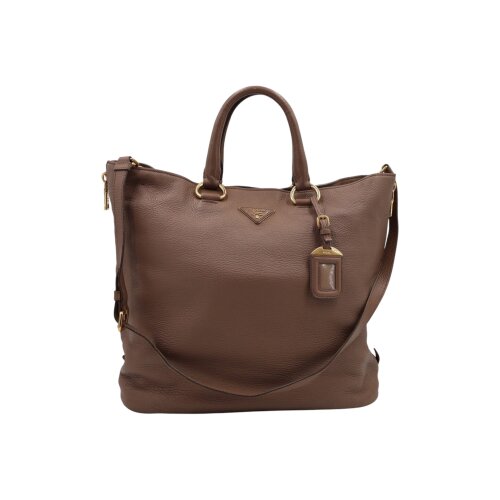Prada Vitello Daino Shopping Bag Carrier bags Prada