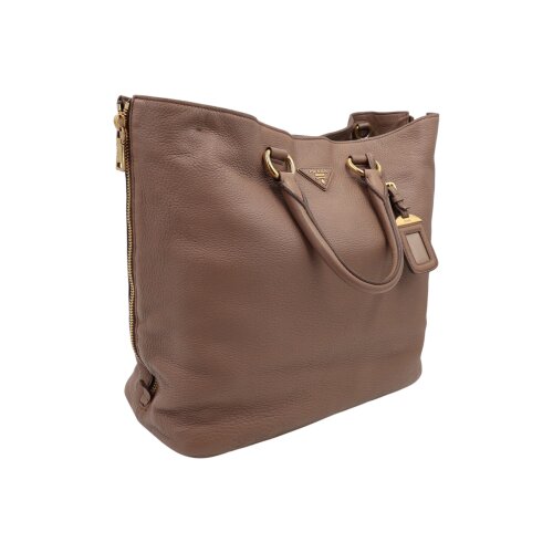 Prada Vitello Daino Shopping Bag Carrier bags Prada 9