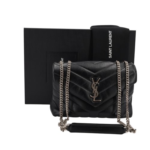 Saint Laurent Loulou Small Schwarz Handtaschen Saint Lauren Loulou Small 7