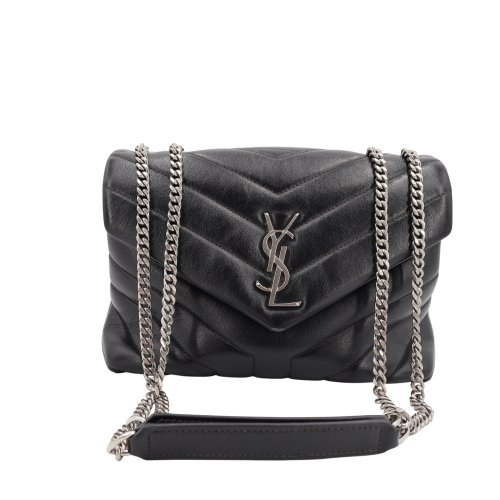 Saint Laurent Loulou Small Schwarz Handtaschen Saint Lauren Loulou Small