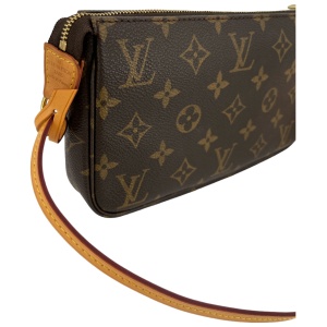 Leder Schulterriemen für Pochette Accessoires Hellbraun Schulterriemen Schulterriemen Louis Vuitton Pochette Accessoires 13