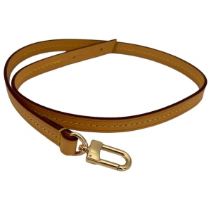 Leder Schulterriemen für Pochette Accessoires Hellbraun Schulterriemen Schulterriemen Louis Vuitton Pochette Accessoires 9