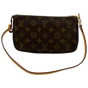 Leder Schulterriemen für Pochette Accessoires Hellbraun Schulterriemen Schulterriemen Louis Vuitton Pochette Accessoires 10
