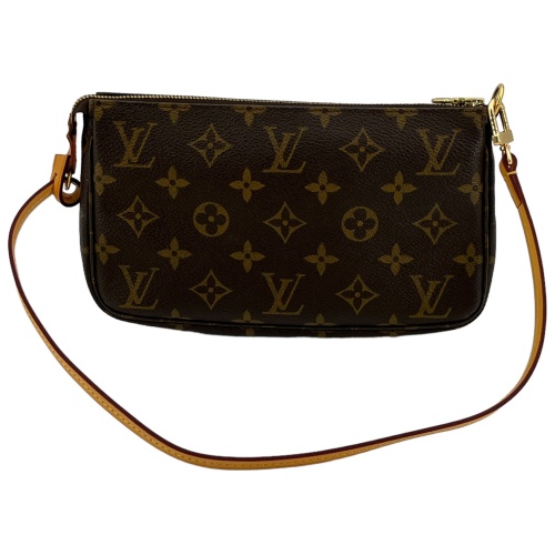 Leder Schulterriemen für Pochette Accessoires Hellbraun Schulterriemen Schulterriemen Louis Vuitton Pochette Accessoires 2