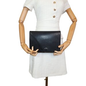 Yves Saint Laurent Vintage Clutch Schwarz Handtaschen Saint Laurent 19